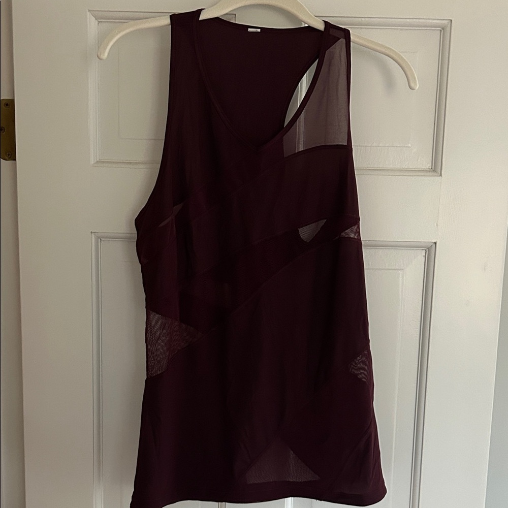 lululemon athletica Burgundy Tank Top